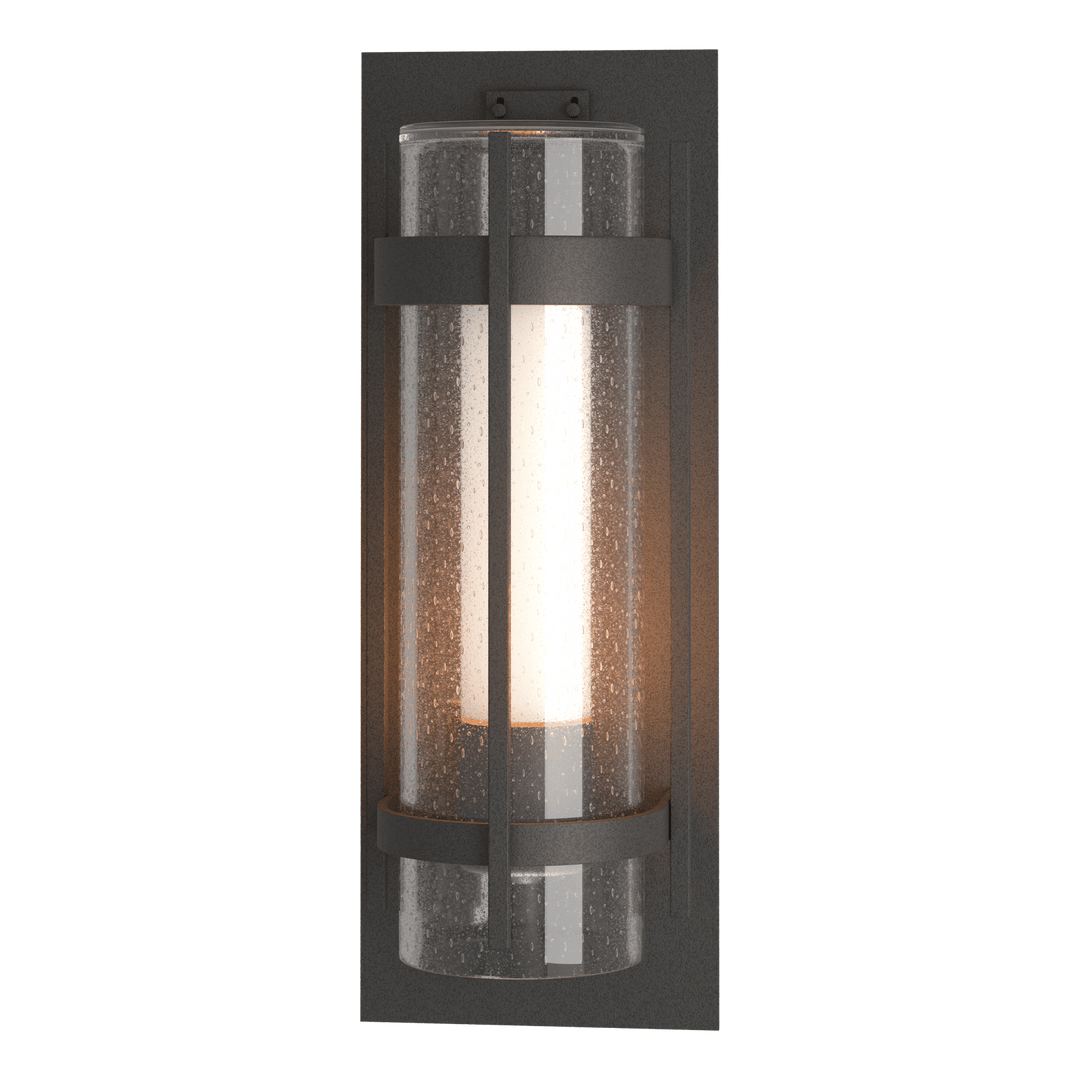 Hubbardton Forge Torch XL Outdoor Sconce Outdoor Wall Lights Hubbardton Forge Coastal Natural Iron  