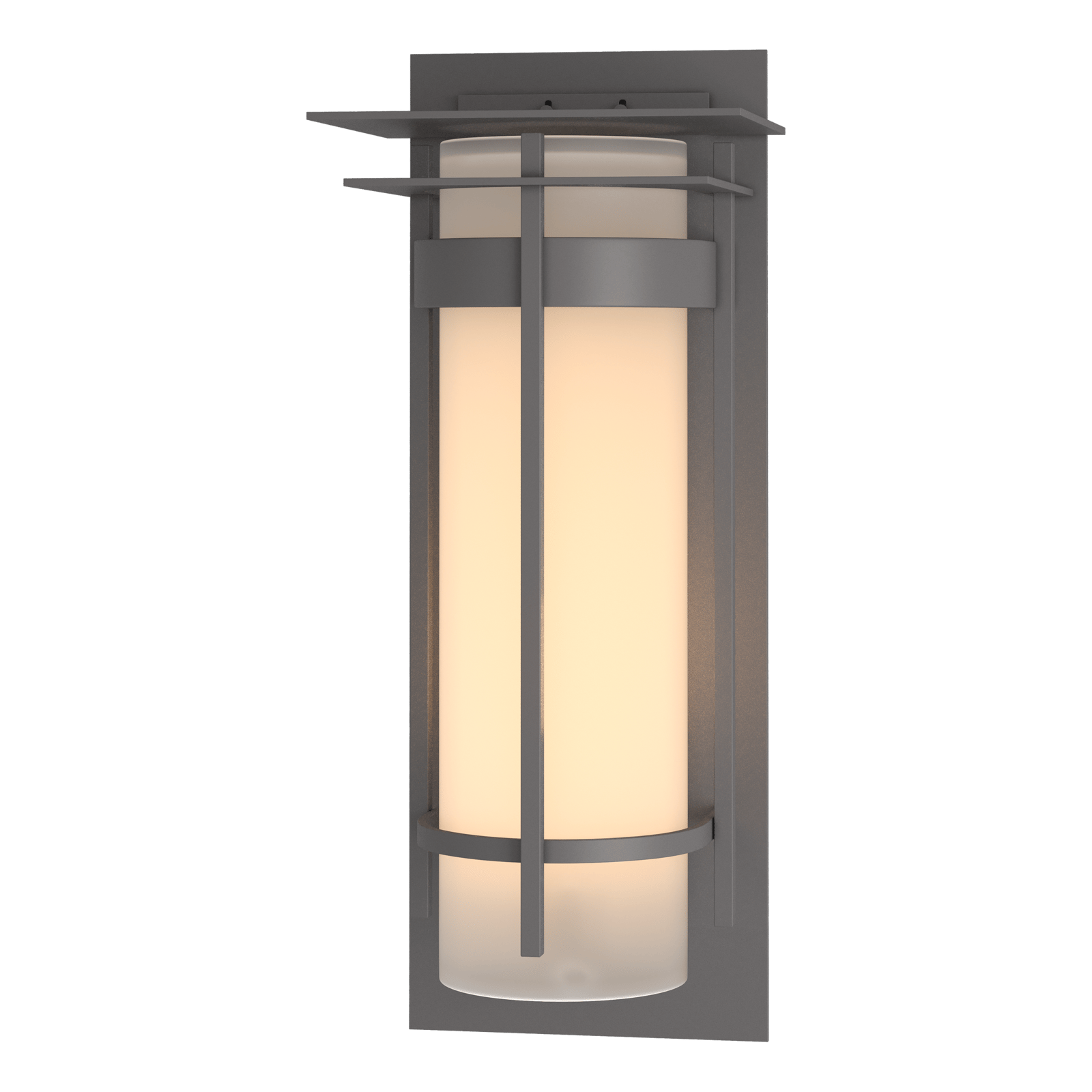 Hubbardton Forge Banded with Top Plate Extra Large Outdoor Sconce