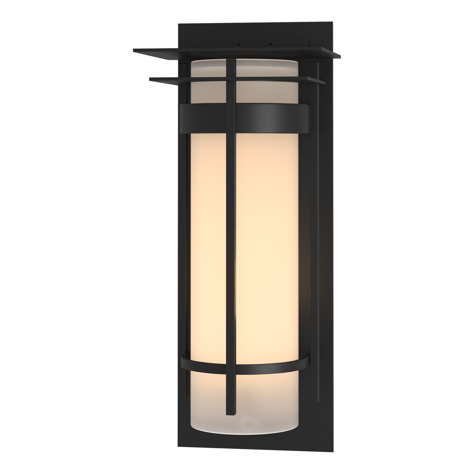 Hubbardton Forge Banded with Top Plate Extra Large Outdoor Sconce