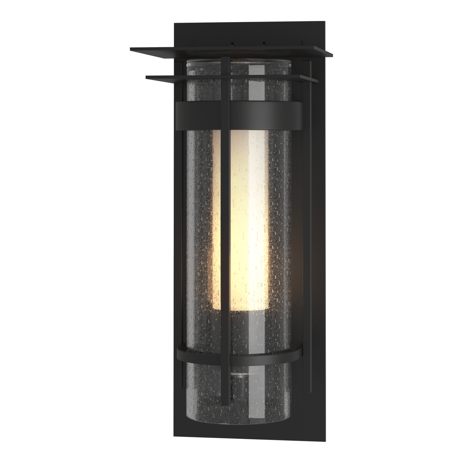 Hubbardton Forge Torch Small Outdoor Sconce with Top Plate