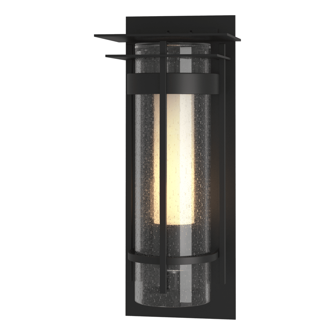 Hubbardton Forge Torch Small Outdoor Sconce with Top Plate