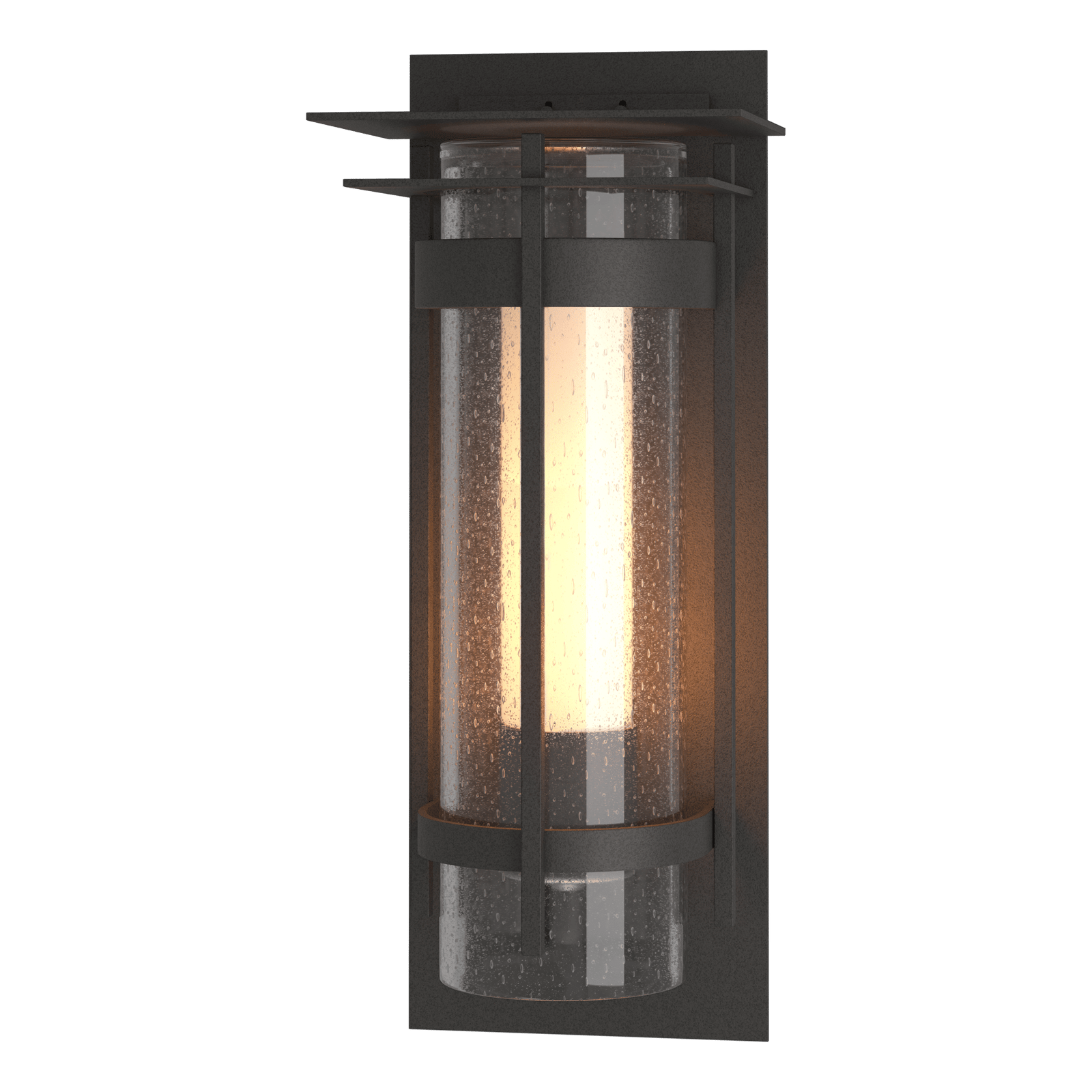 Hubbardton Forge Torch with Top Plate Large Outdoor Sconce