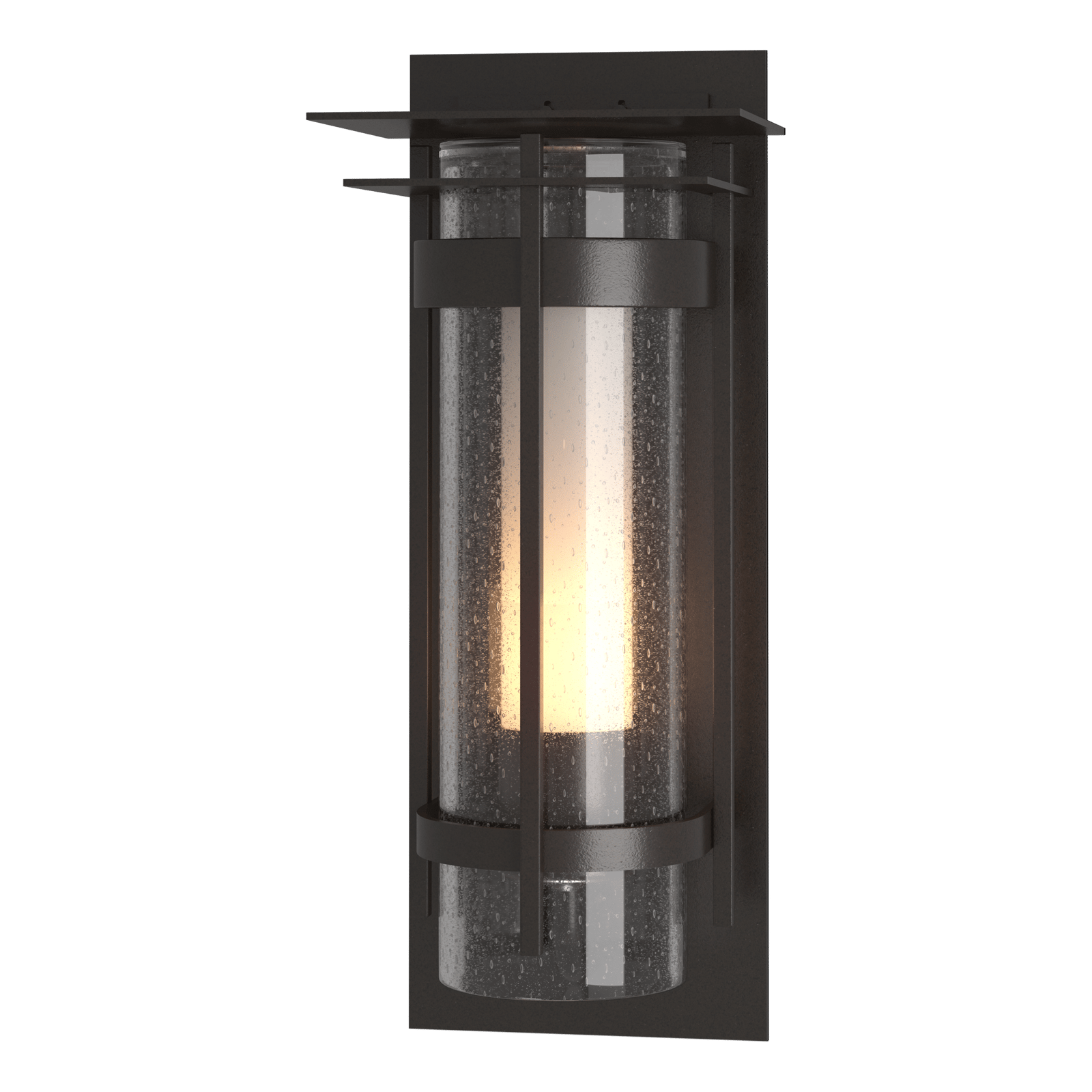 Hubbardton Forge Torch XL Outdoor Sconce with Top Plate