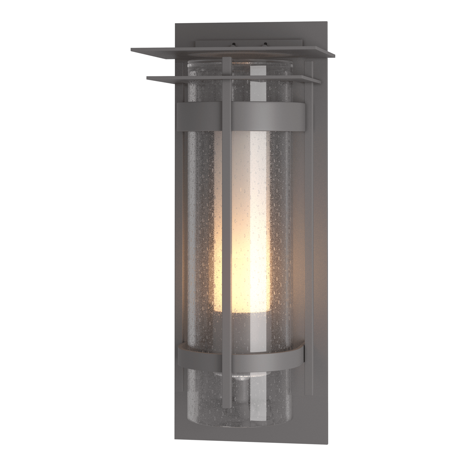 Hubbardton Forge Torch XL Outdoor Sconce with Top Plate