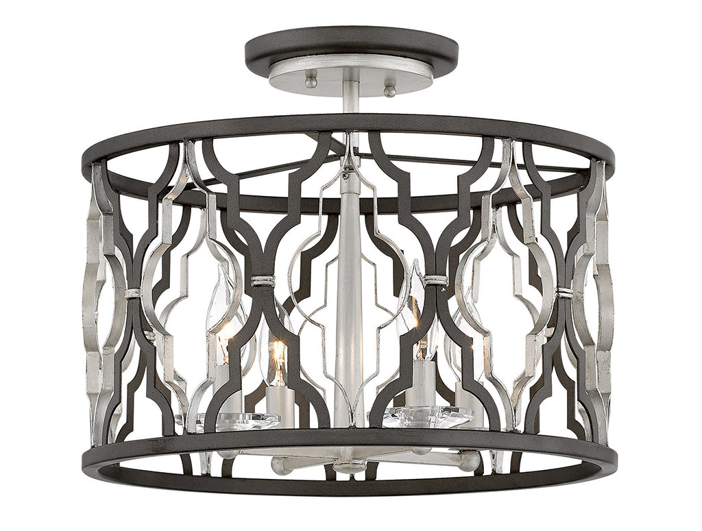 Hinkley Portico Semi-Flush Mount Ceiling Semi Flush Mounts Hinkley Glacial 16.0x16.0x14.5 