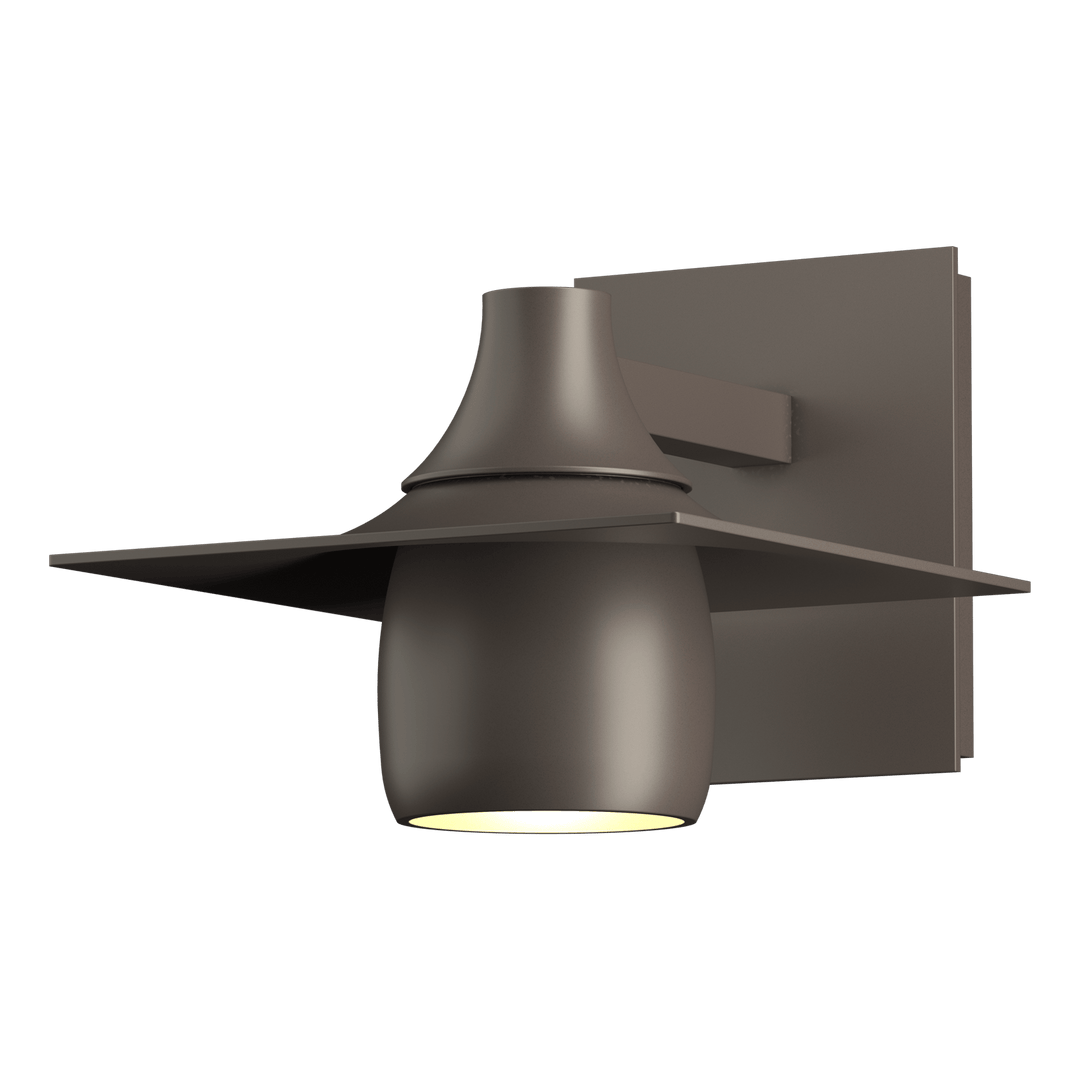 Hubbardton Forge Hood Dark Sky Outdoor Sconce Outdoor Wall Lights Hubbardton Forge Coastal Dark Smoke  