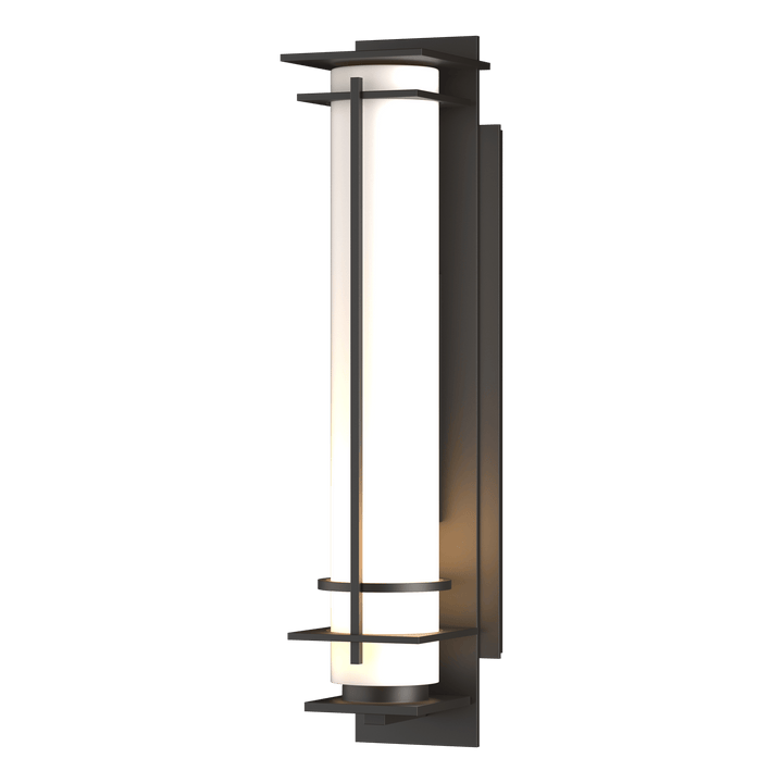 Hubbardton Forge After Hours Outdoor Sconce Outdoor Wall Lights Hubbardton Forge Coastal Oil Rubbed Bronze Opal Glass (GG) 