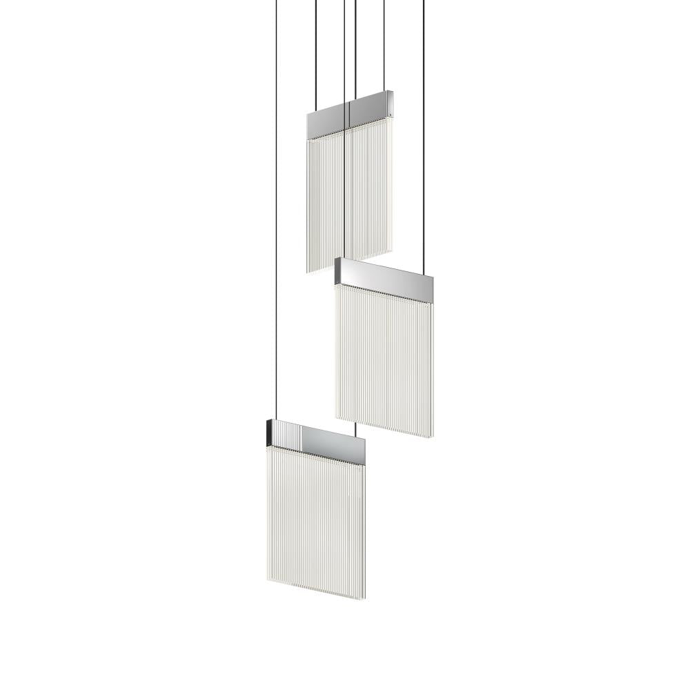 Sonneman V Panels 3-Light Pendant