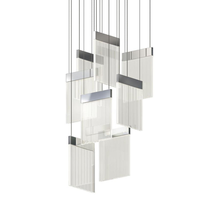 Sonneman V Panels 8-Light Pendant