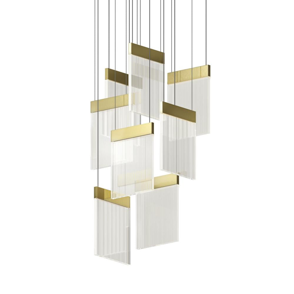 Sonneman V Panels 8-Light Pendant