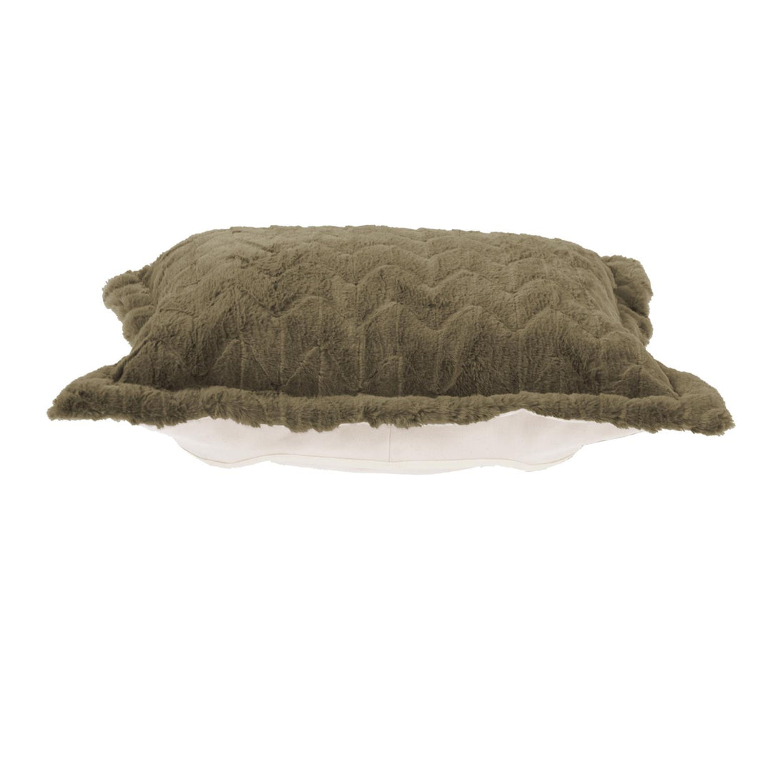 Howard Elliott Collection Puff Ottoman Cushion Angora Moss (Cushion and Cover Only) Ottomans Howard Elliott Collection   