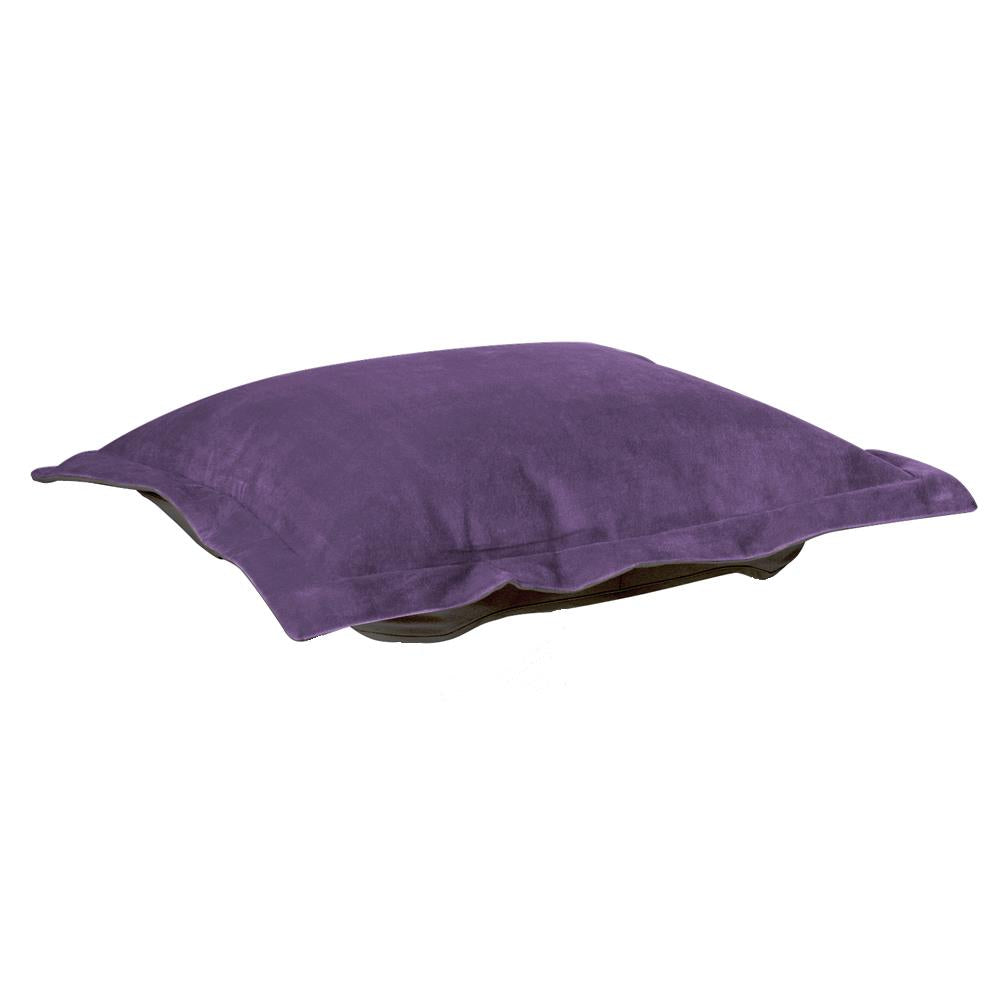 Howard Elliott Collection Puff Ottoman Cushion Bella Eggplant (Cushion and Cover Only) Ottomans Howard Elliott Collection   