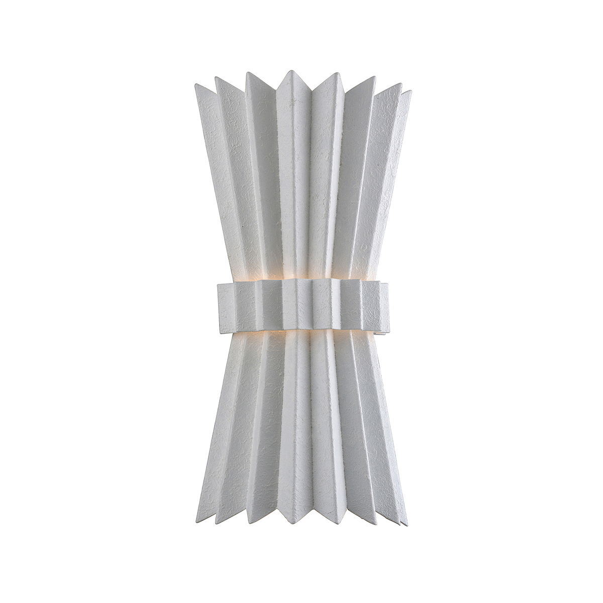 Corbett Lighting Moxy Wall Sconce Wall Sconce Corbett GESSO WHITE 8x15.75 