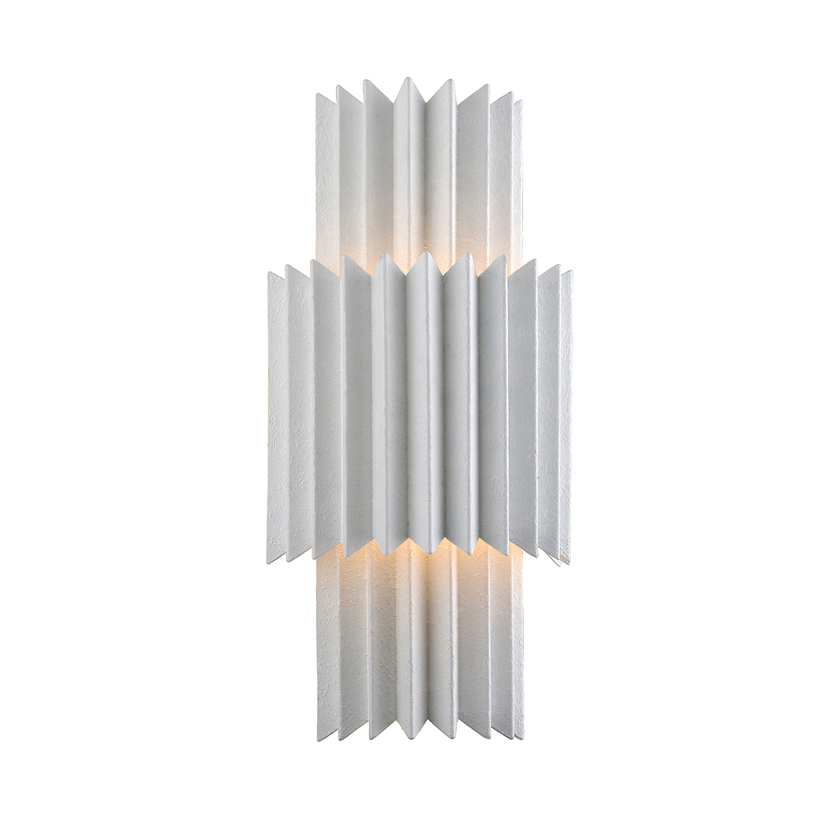 Corbett Lighting Moxy Wall Sconce Wall Sconce Corbett GESSO WHITE 9.5x19.75 