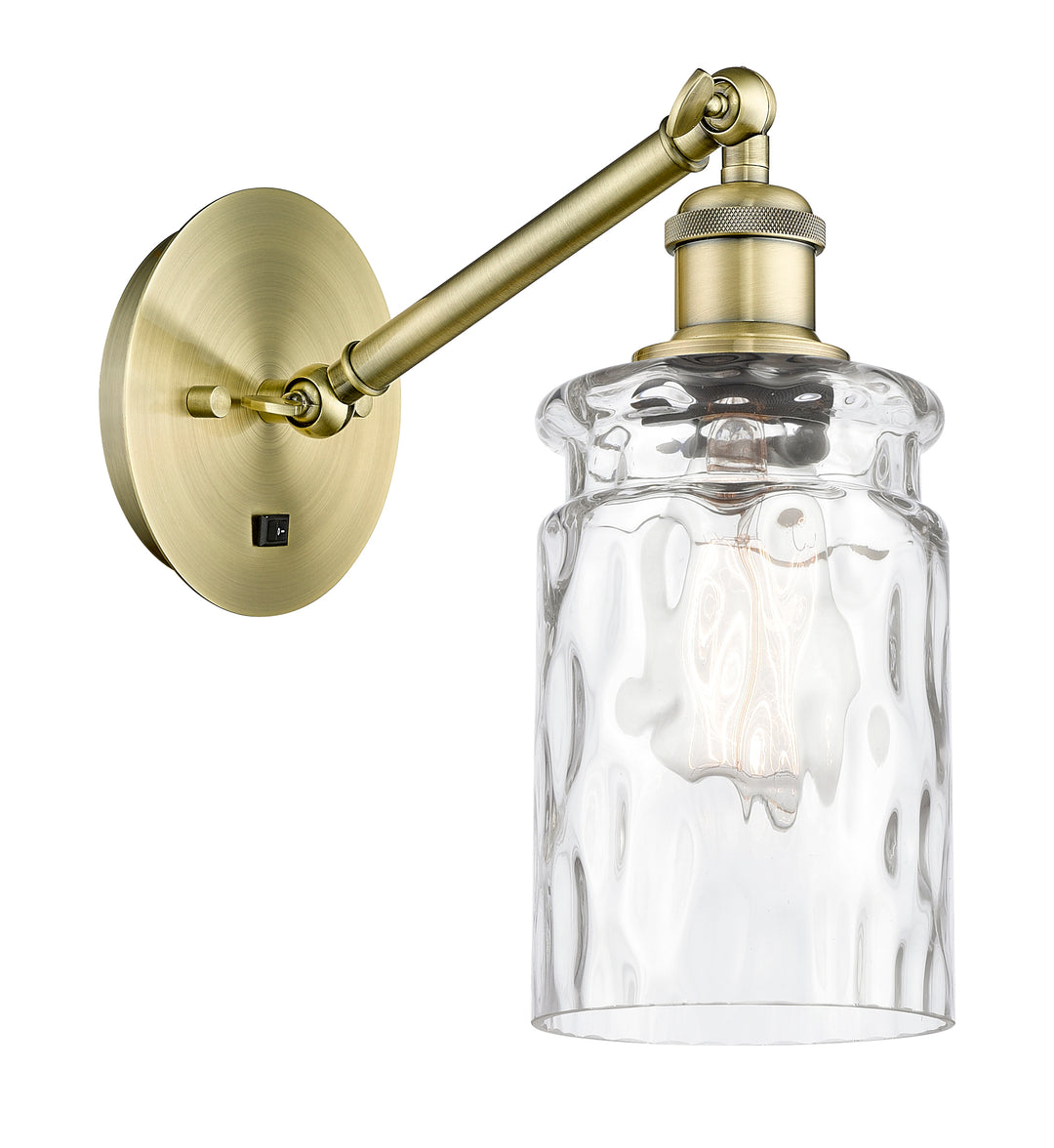 Innovations Lighting Candor 5" Sconce - Antique Brass Wall Sconces Innovations Lighting   