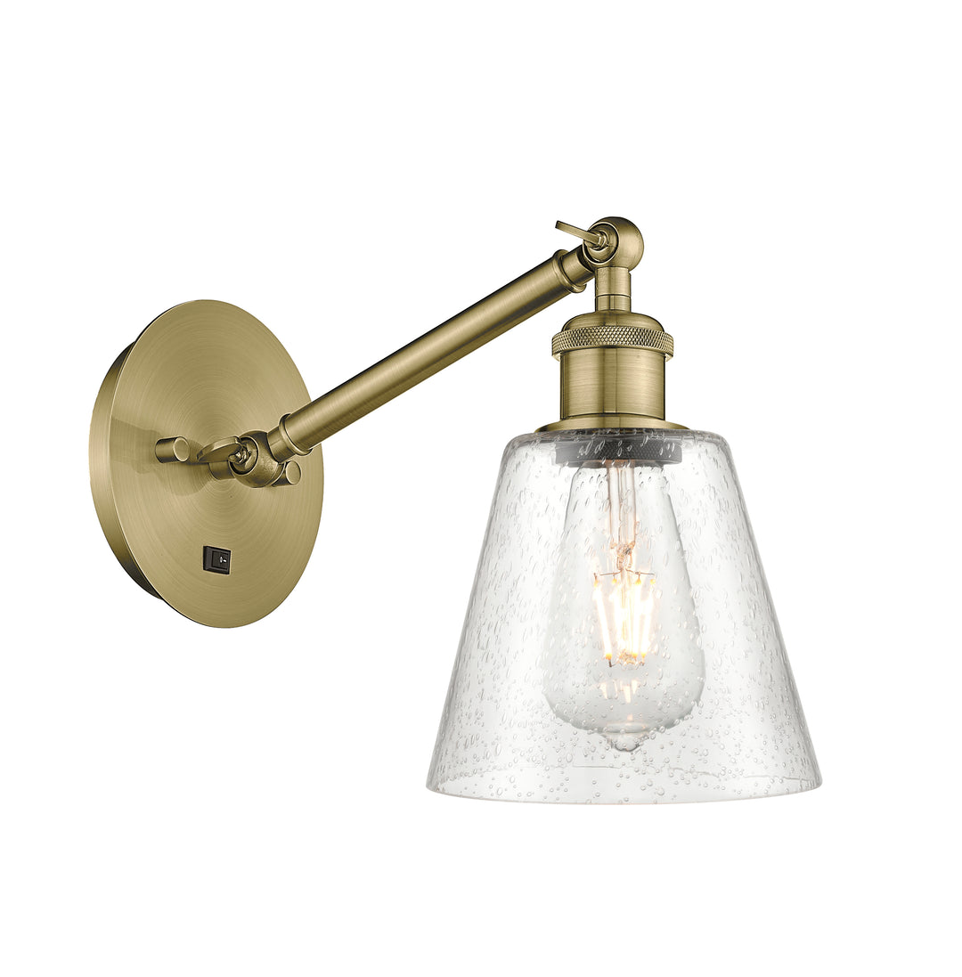 Innovations Lighting Caton 6" Sconce - Antique Brass Wall Sconces Innovations Lighting   