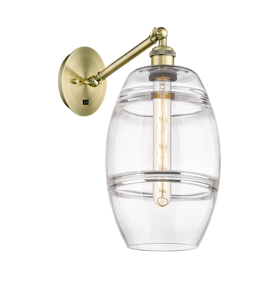 Innovations Lighting Vaz 8" Sconce - Antique Brass Wall Sconces Innovations Lighting   