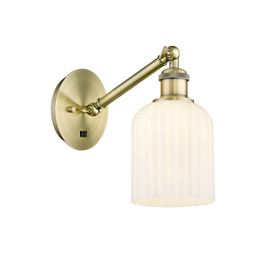 Innovations Lighting Bridal Veil 5" Sconce - Antique Brass Wall Sconces Innovations Lighting   