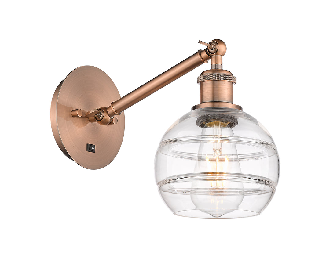 Innovations Lighting Rochester 6" Sconce - Antique Copper Wall Sconces Innovations Lighting   