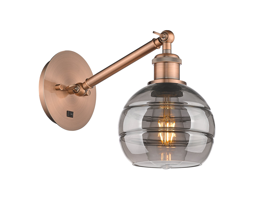 Innovations Lighting Rochester 6" Sconce - Antique Copper Wall Sconces Innovations Lighting   