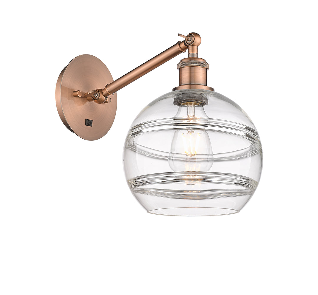 Innovations Lighting Rochester 8" Sconce - Antique Copper Wall Sconces Innovations Lighting   