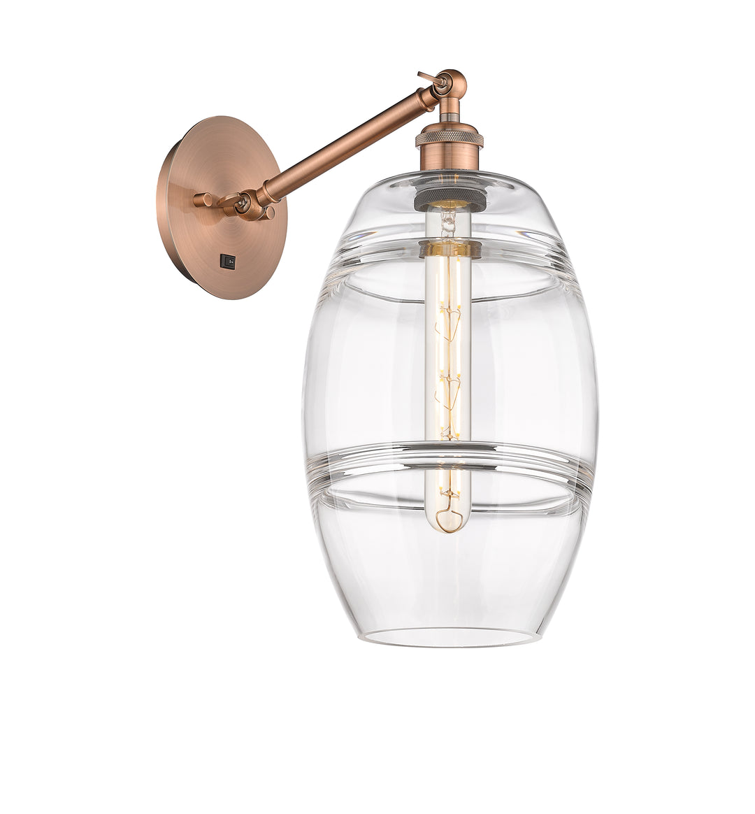 Innovations Lighting Vaz 8" Sconce - Antique Copper Wall Sconces Innovations Lighting   