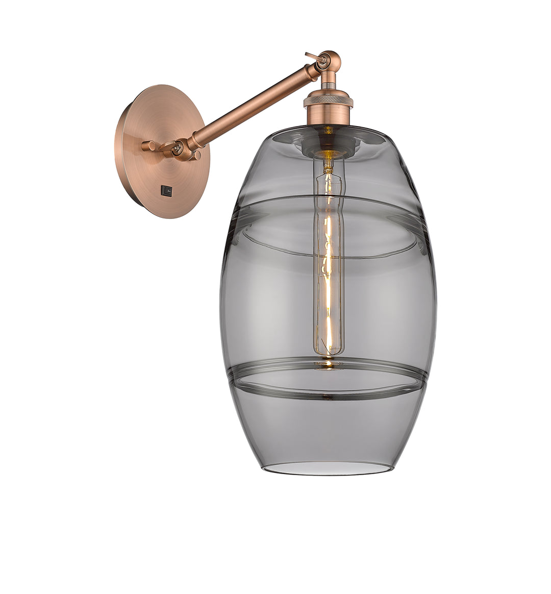 Innovations Lighting Vaz 8" Sconce - Antique Copper Wall Sconces Innovations Lighting   