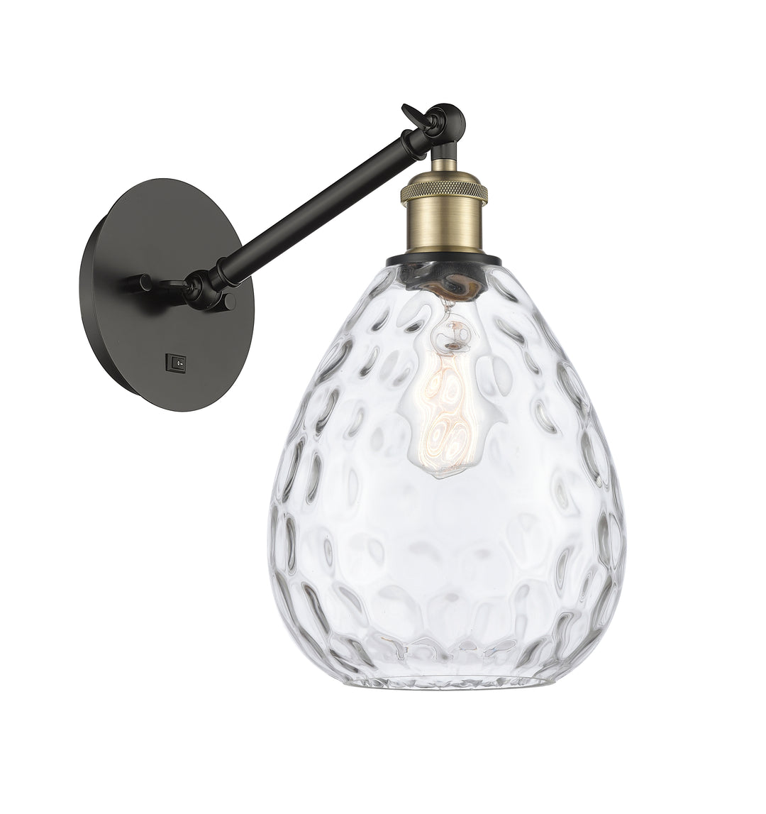 Innovations Lighting Waverly 8" Sconce - Black Antique Brass Wall Sconces Innovations Lighting   