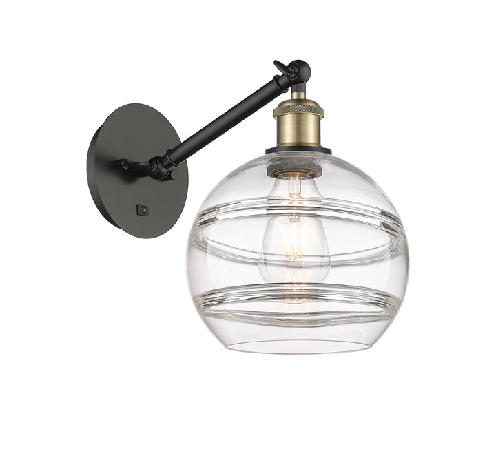 Innovations Lighting Rochester 8" Sconce - Black Antique Brass