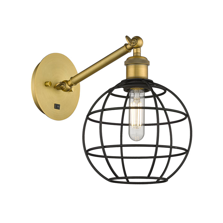 Innovations Lighting Lake Placid 8" Sconce - Brushed Brass Wall Sconces Innovations Lighting   