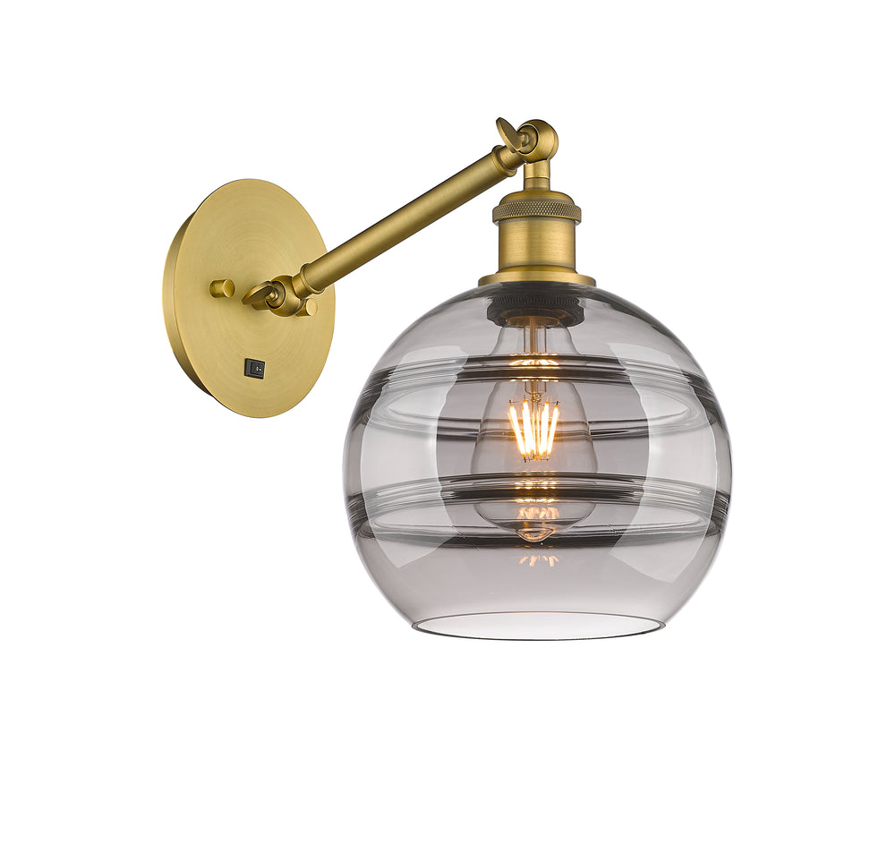 Innovations Lighting Rochester 8" Sconce - Brushed Brass Wall Sconces Innovations Lighting   