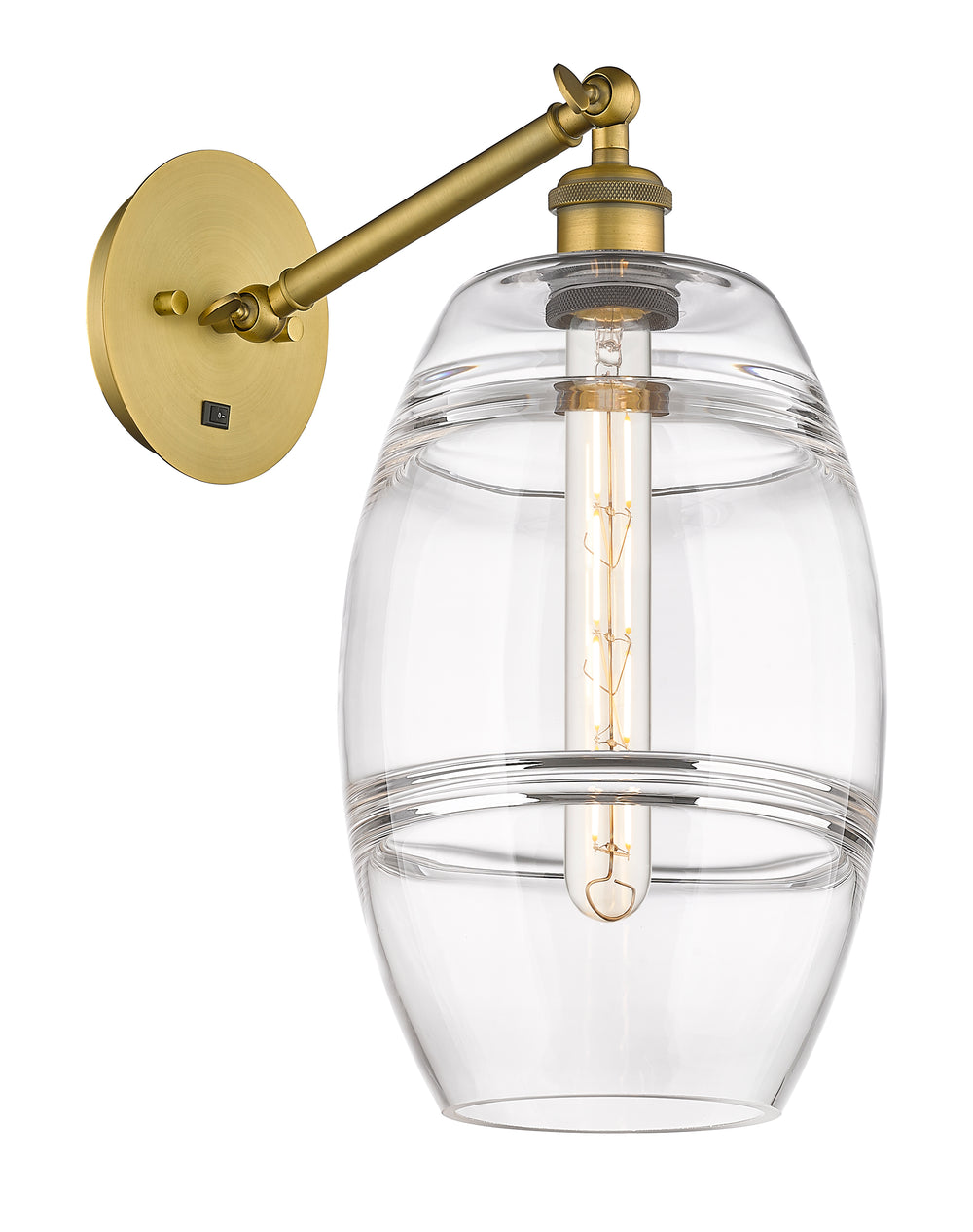 Innovations Lighting Vaz 8" Sconce - Brushed Brass Wall Sconces Innovations Lighting   