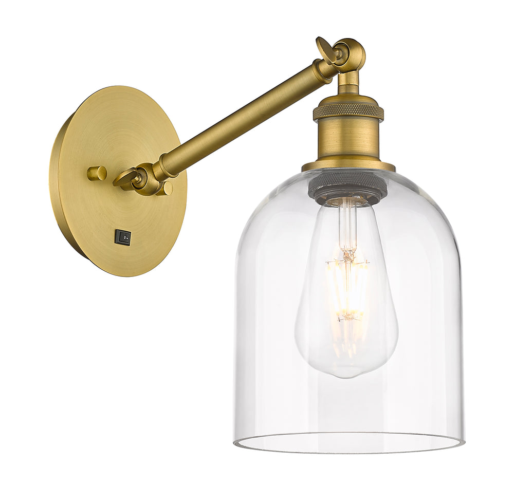 Innovations Lighting Bella 6" Sconce - Brushed Brass Wall Sconces Innovations Lighting   