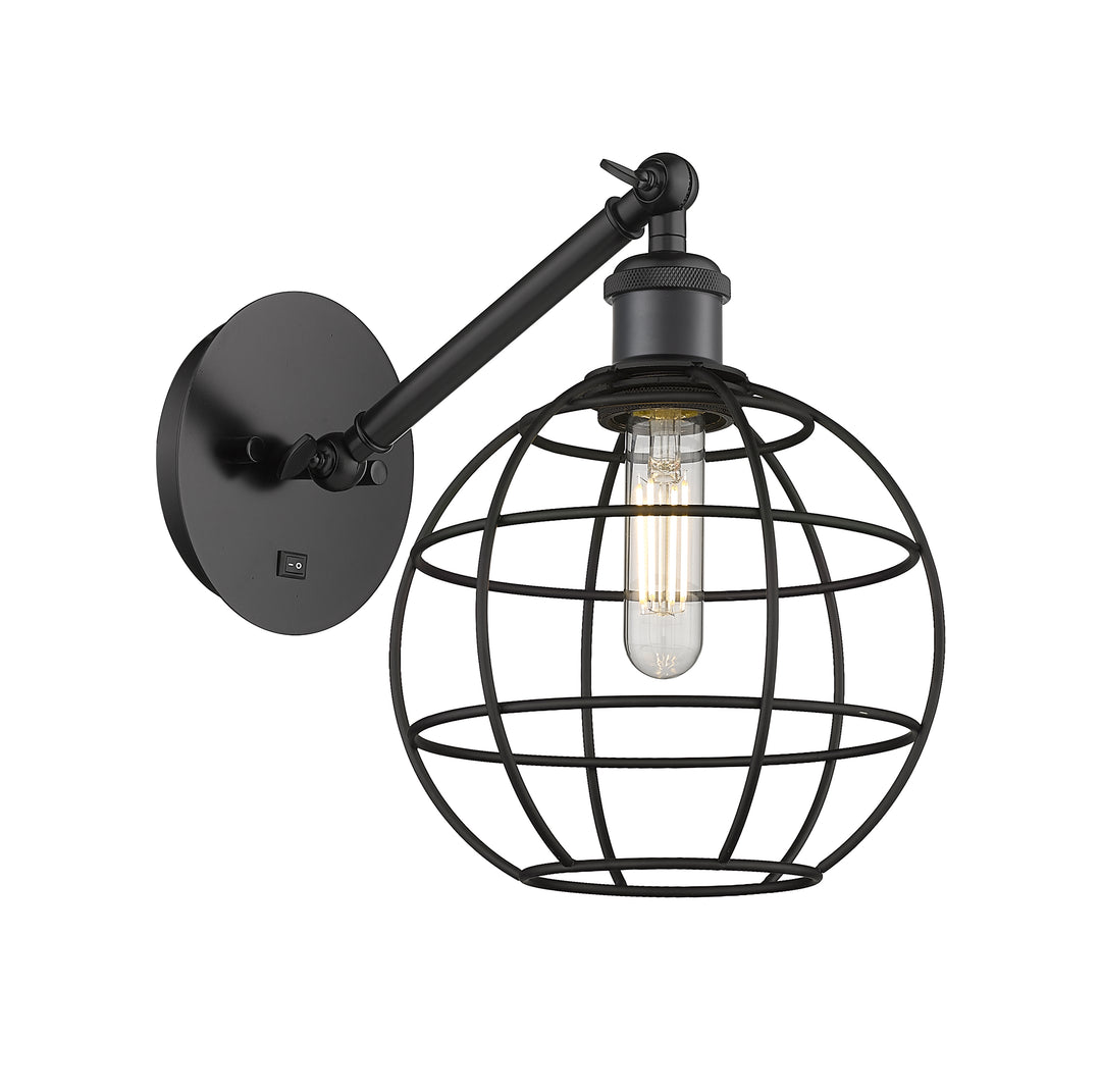 Innovations Lighting Lake Placid 8" Sconce - Matte Black Wall Sconces Innovations Lighting   