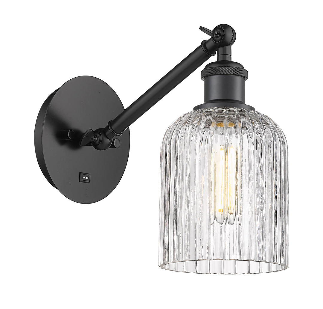 Innovations Lighting Bridal Veil 5" Sconce - Matte Black Wall Sconces Innovations Lighting   