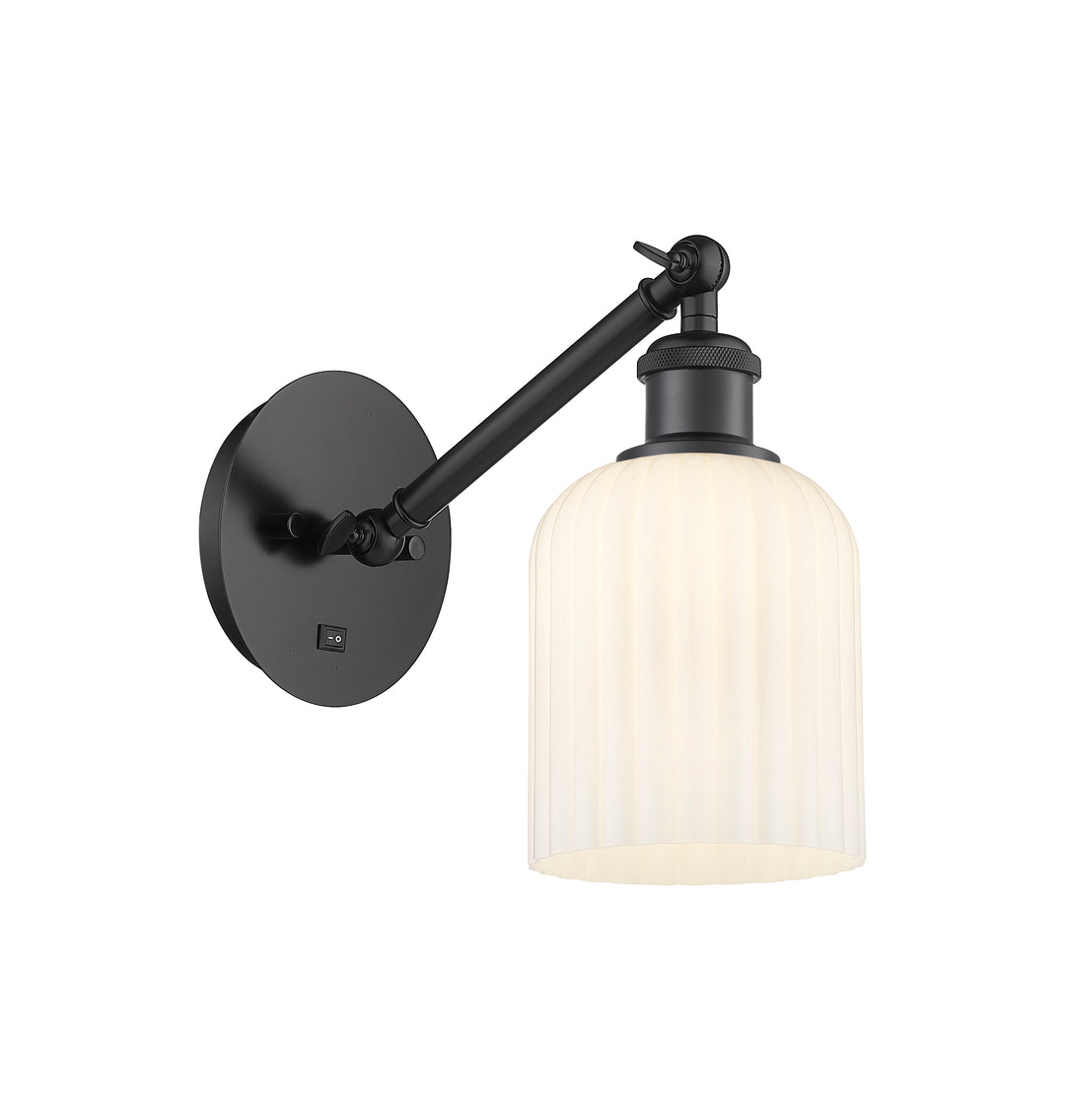 Innovations Lighting Bridal Veil 5" Sconce - Matte Black Wall Sconces Innovations Lighting   