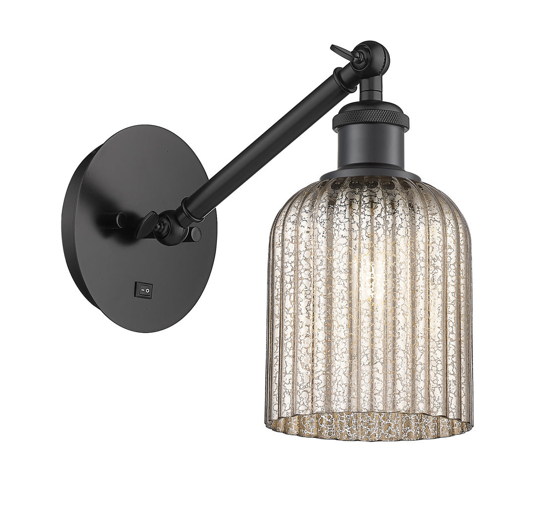 Innovations Lighting Bridal Veil 5" Sconce - Matte Black Wall Sconces Innovations Lighting   