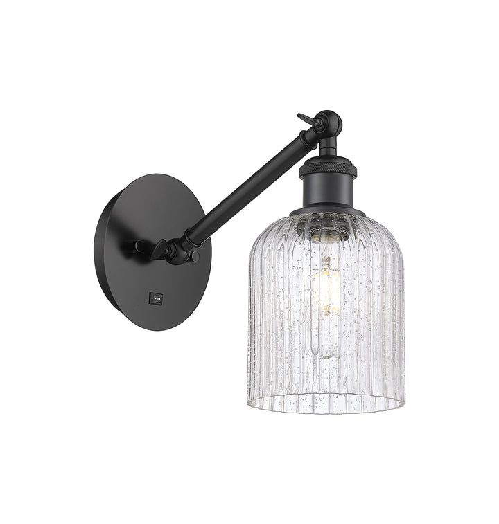 Innovations Lighting Bridal Veil 5" Sconce - Matte Black Wall Sconces Innovations Lighting   