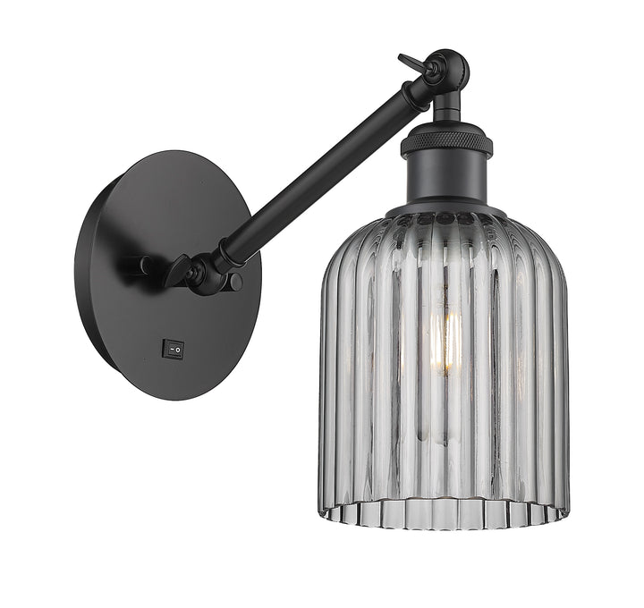 Innovations Lighting Bridal Veil 5" Sconce - Matte Black Wall Sconces Innovations Lighting   