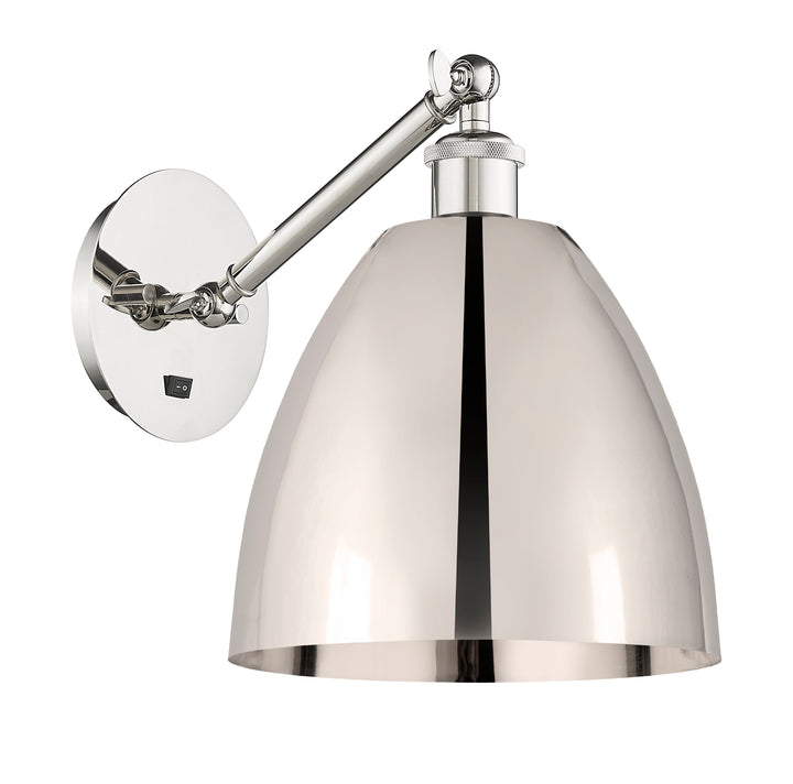 Innovations Lighting Bristol 9" Sconce Wall Sconces Innovations Lighting Polished Nickel  