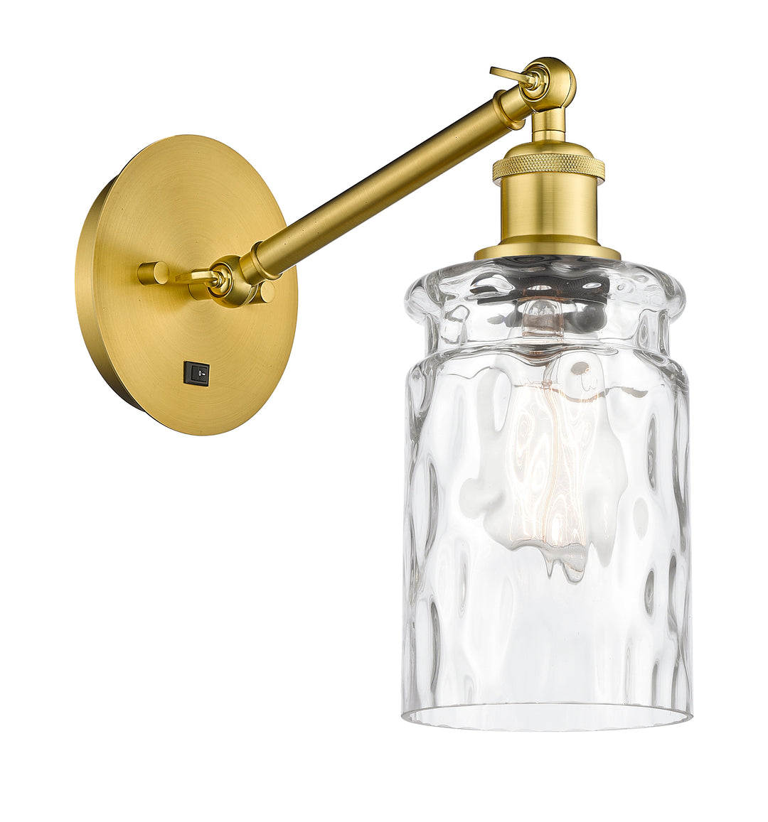 Innovations Lighting Candor 5" Sconce - Satin Gold Wall Sconces Innovations Lighting   