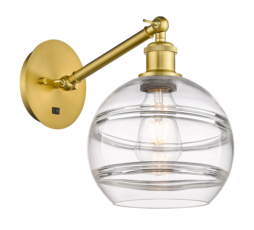 Innovations Lighting Rochester 8" Sconce - Satin Gold Wall Sconces Innovations Lighting   