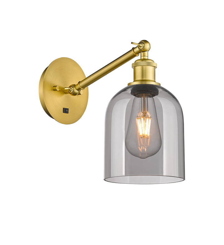 Innovations Lighting Bella 6" Sconce - Satin Gold Wall Sconces Innovations Lighting   