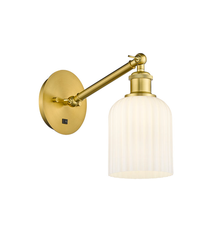 Innovations Lighting Bridal Veil 5" Sconce - Satin Gold Wall Sconces Innovations Lighting   