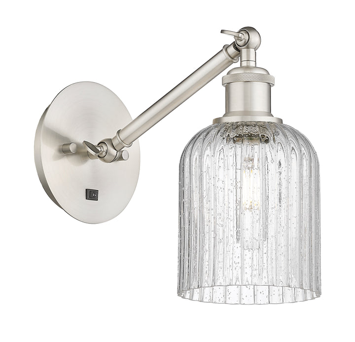 Innovations Lighting Bridal Veil 5" Sconce - Brushed Satin Nickel Wall Sconces Innovations Lighting   