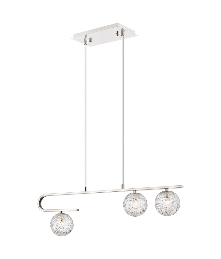 Innovations Lighting Barrington 5" Island Light - Polished Nickel Linear Chandeliers Innovations Lighting   