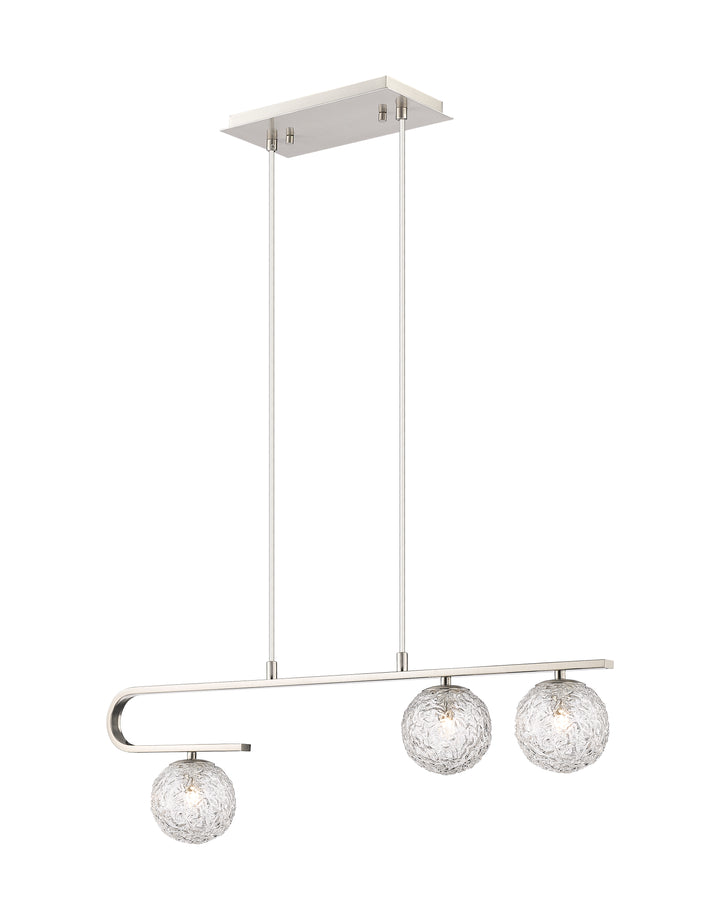 Innovations Lighting Barrington 5" Island Light - Brushed Satin Nickel Linear Chandeliers Innovations Lighting   