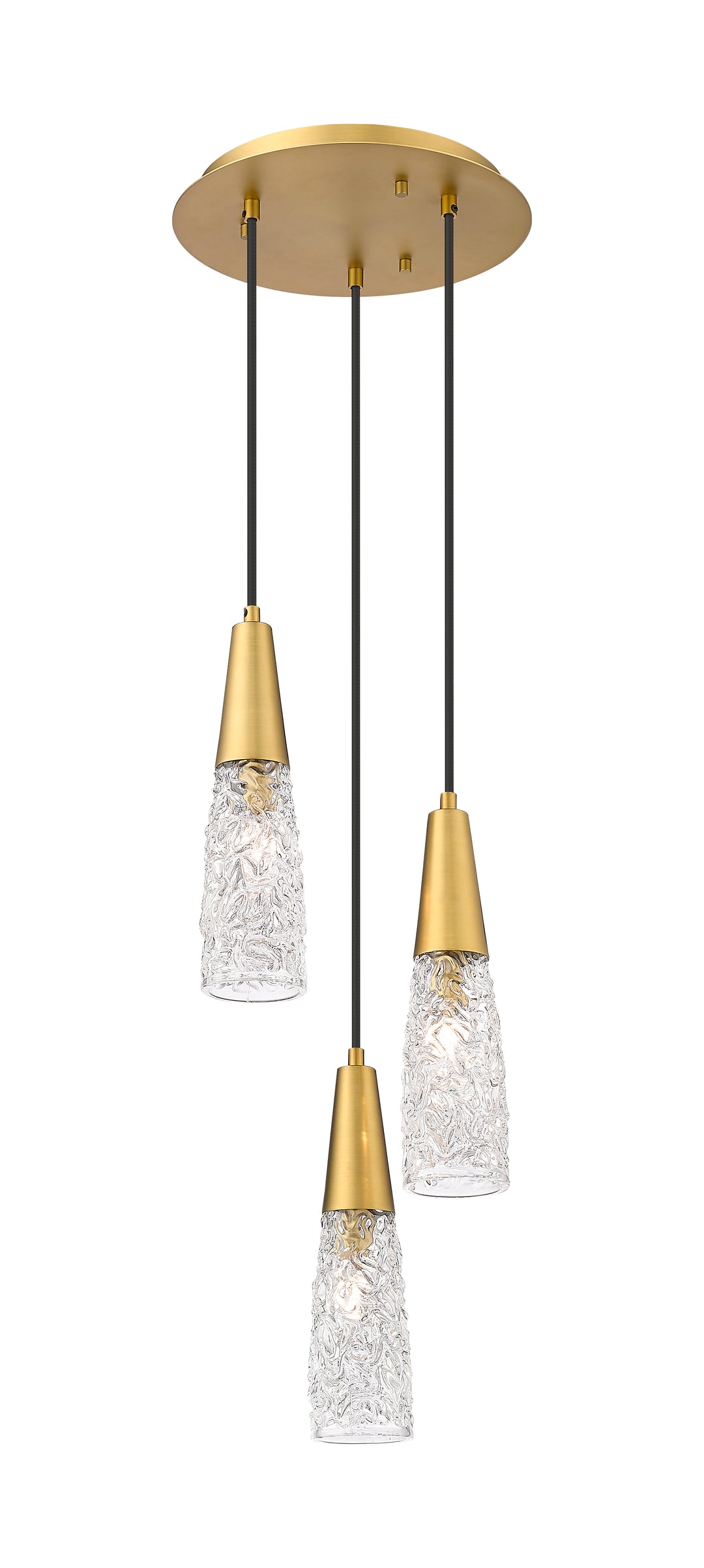 Innovations Lighting Amherst Brook 3" Multi Pendant - Brushed Brass Pendants Innovations Lighting   