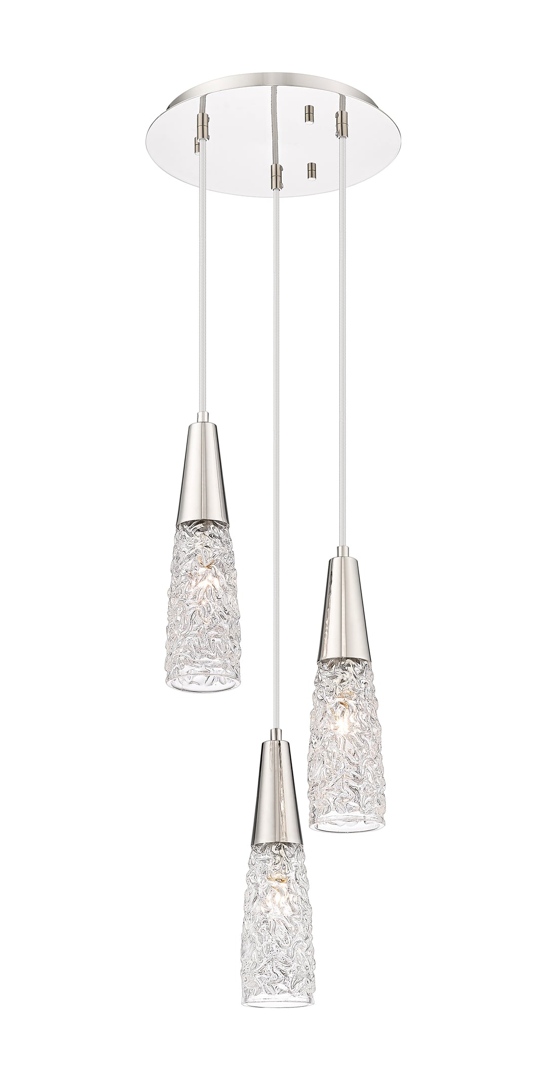 Innovations Lighting Amherst Brook 3" Multi Pendant - Polished Nickel Pendants Innovations Lighting   