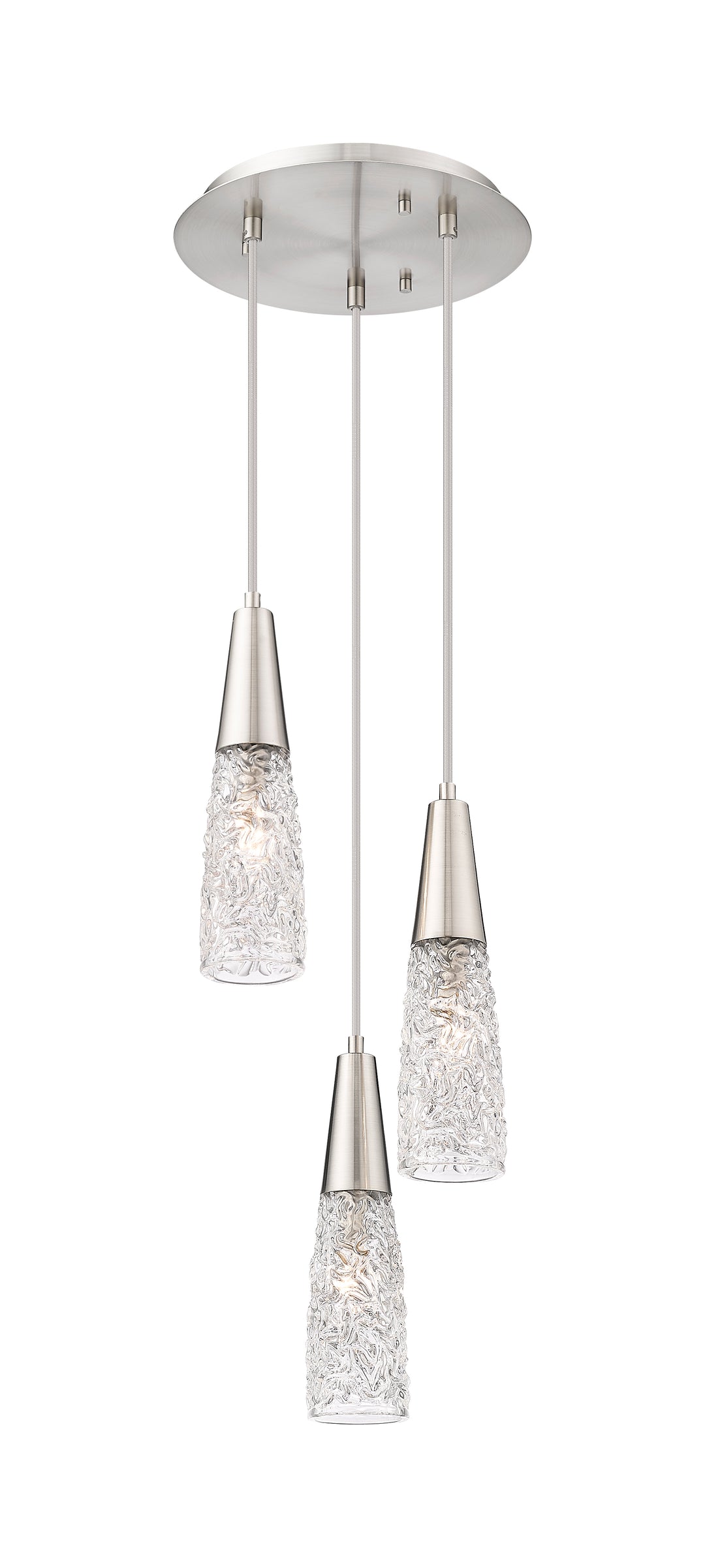 Innovations Lighting Amherst Brook 3" Multi Pendant - Brushed Satin Nickel Pendants Innovations Lighting   